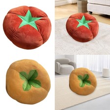 Coussin de sol en forme de tomate pour décoration d'intérieur, pour