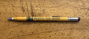 VINTAGE Brewster Food Service Advertising Mechanical Pencil Bloomington, IL