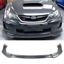 Front Lip 3Pcs Compatible with Subaru WRX STI 2011 2012 2013 2014 CS2-Style