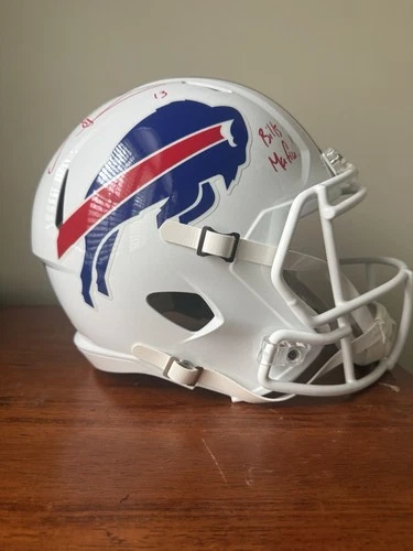 NFL Buffalo Bills Gabe Davis Signed Full Size Helmet Bills Mafia Inscribed )JSA