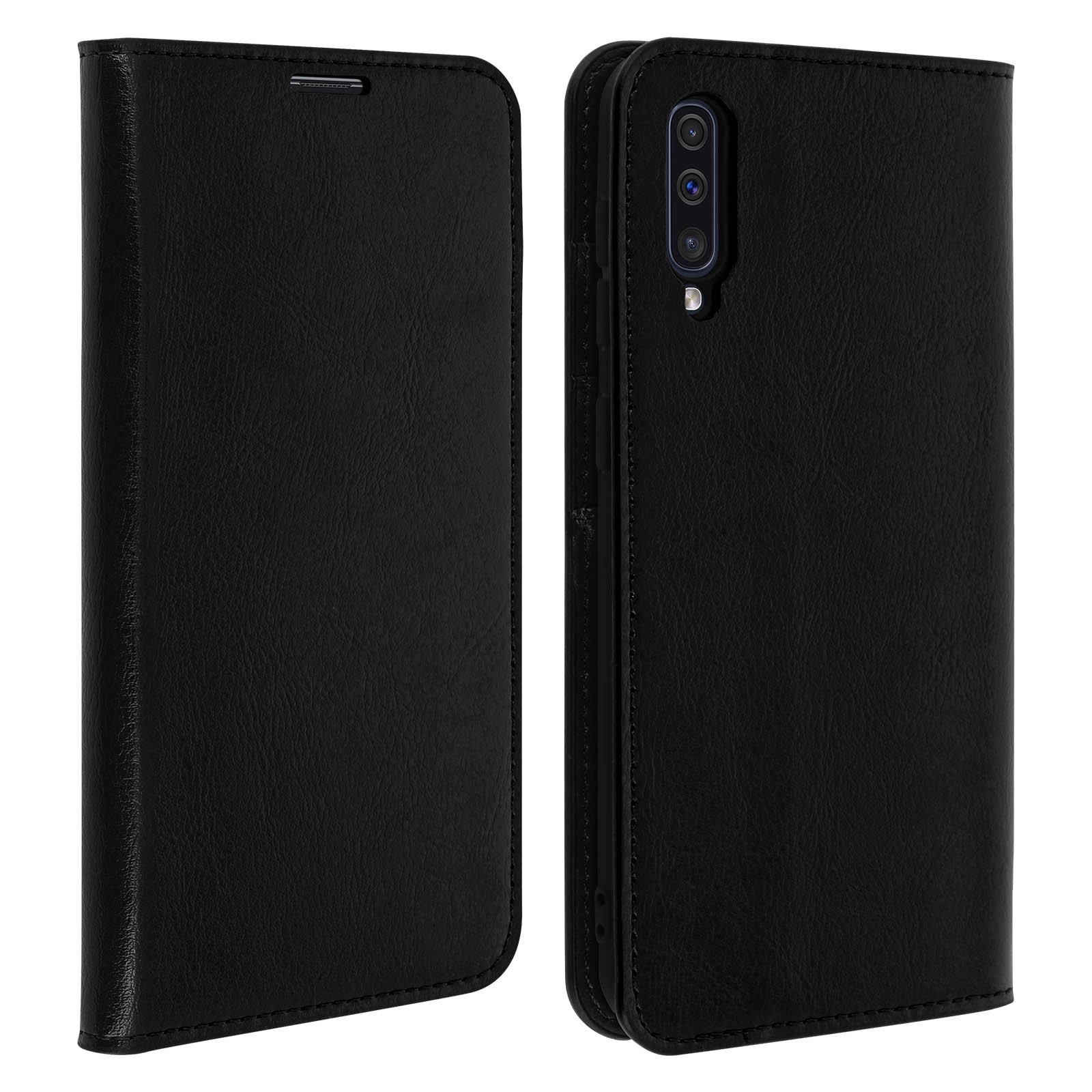 Housse Galaxy A50 avec support vidéo et fentes pour cartes de crédit