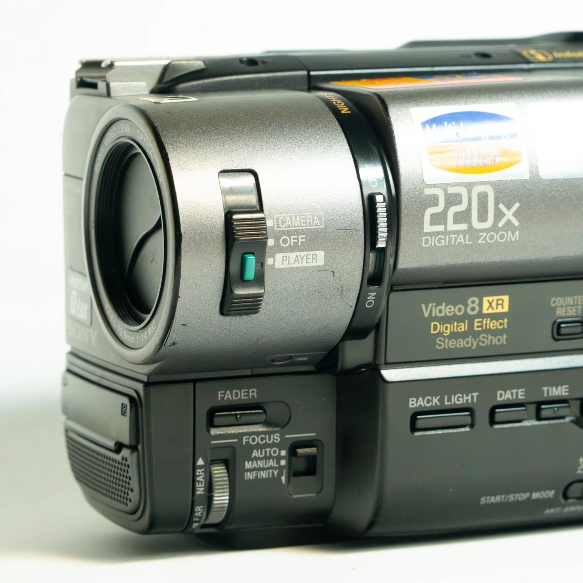 Videocámara Sony CCD-TR730E Video8 XR PAL - Probada funcionando - Kit completo