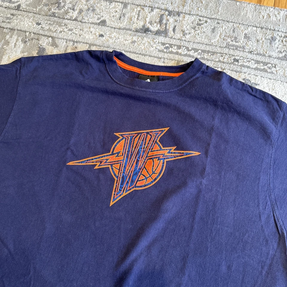 VTG Adidas Golden State Warriors 2007 NBA Playoffs T-Shirt 2XL We Believe Era - Image 2 of 4