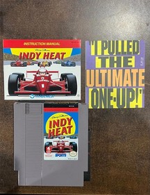 Danny Sullivan&rsquo;s Indy Heat Nintendo NES completo CIB - come nuovo!