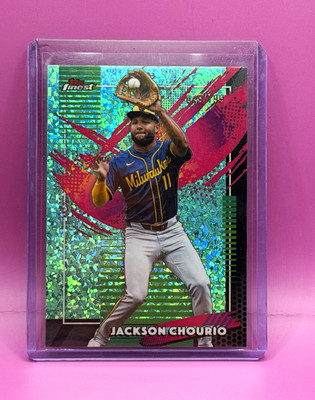 Topps Finest 2026 Jackson Chourio Milwaukee Brewers #178 /99 Serial