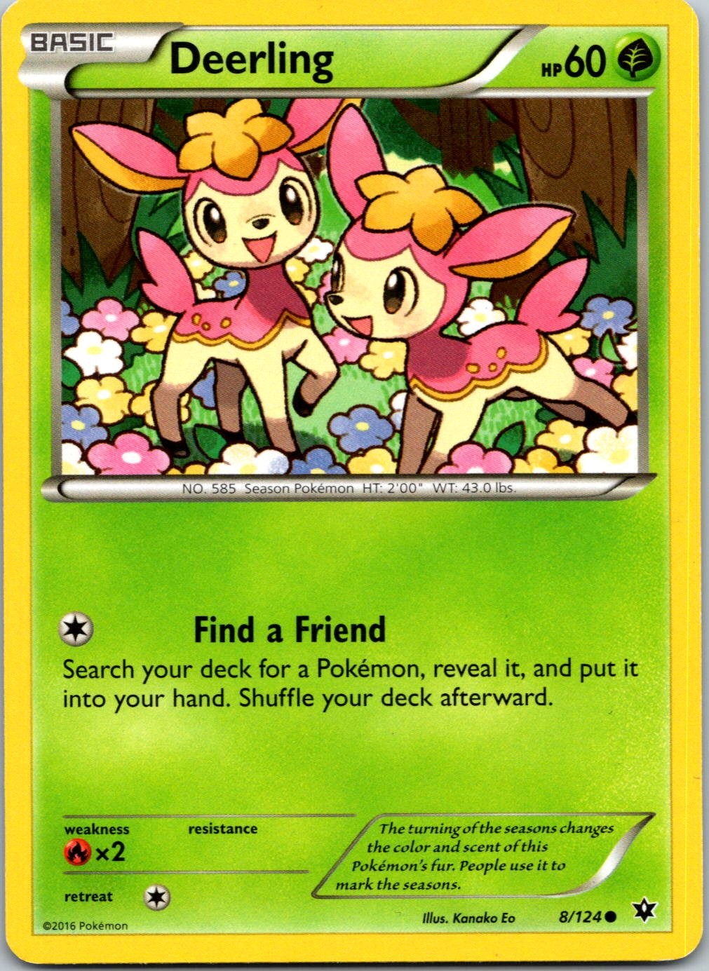 DEERLING - 8/124 - FATES COLLIDE - - LP