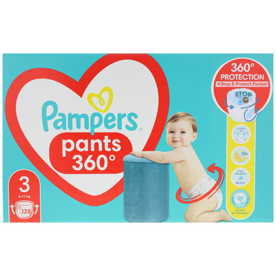 Pampers Pants Boy/Girl Größe 3 6-11kg 128 Windeln Windelhosen