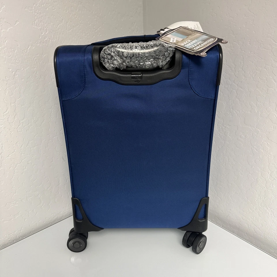 Maleta giratoria para equipaje de mano Ricardo Oceanside 22" lado blando - azul Pacífico Foto 2 de 4