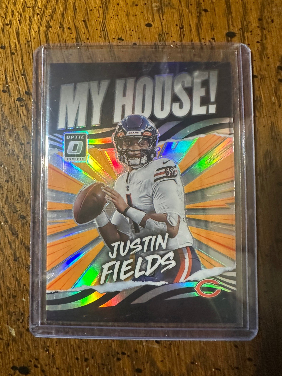 Justin Fields 2021 Donruss Optic My House! Prizm #MH-4 Chicago Bears