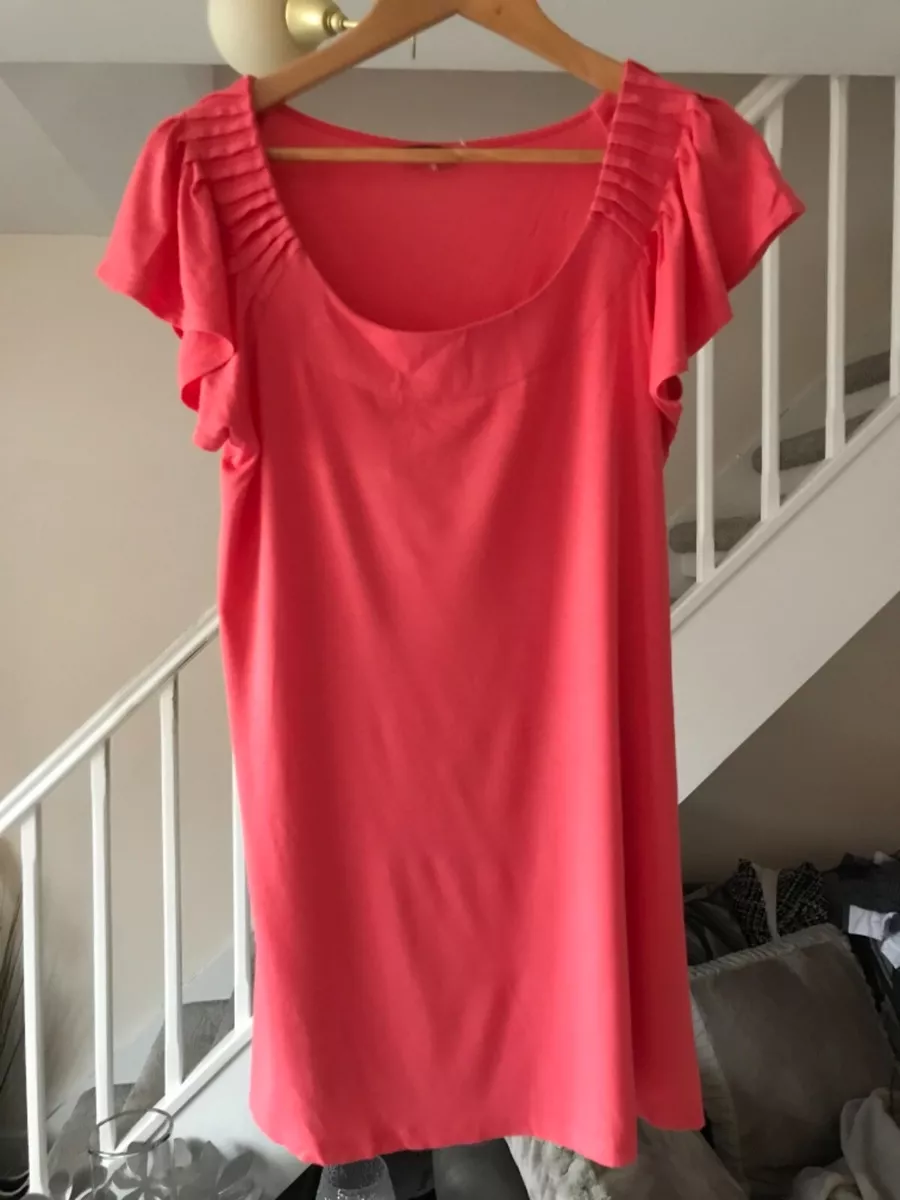 Marks and Spencer ladies strawberry red cap sleeved top size 14