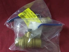 ALLEN CO # BBV34CNL 3/4" SWEAT BRASS BALL VALVE LEVER HANDLE SLIP X SLIP *303181