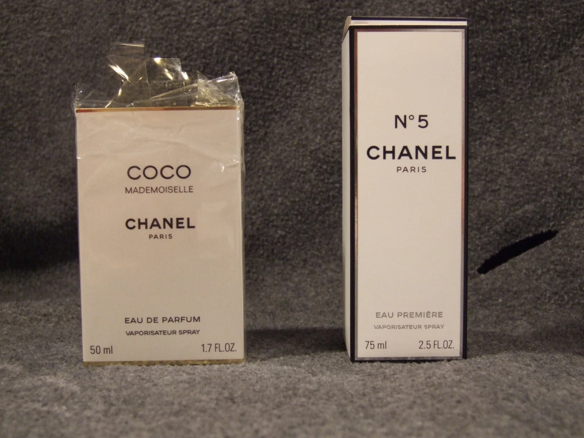 Chanel N° 5 Eau Premiere de Parfum Spray 2.5oz / 75ml & Coco 1.7oz / 50ml  NEW !