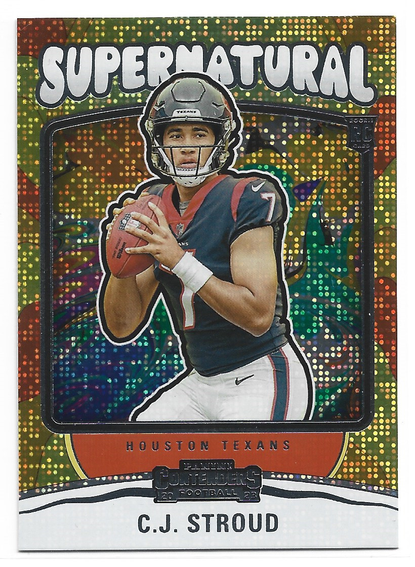 2023 Contenders CJ Stroud Holo Supernatural Ticket Rookie RC Texans C.j. #19