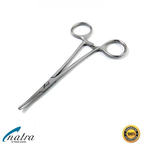 2 Artery Hemostat Mosquito Pean Forceps curved / straight 13 cm vessel surgical - Picture 9 of 12