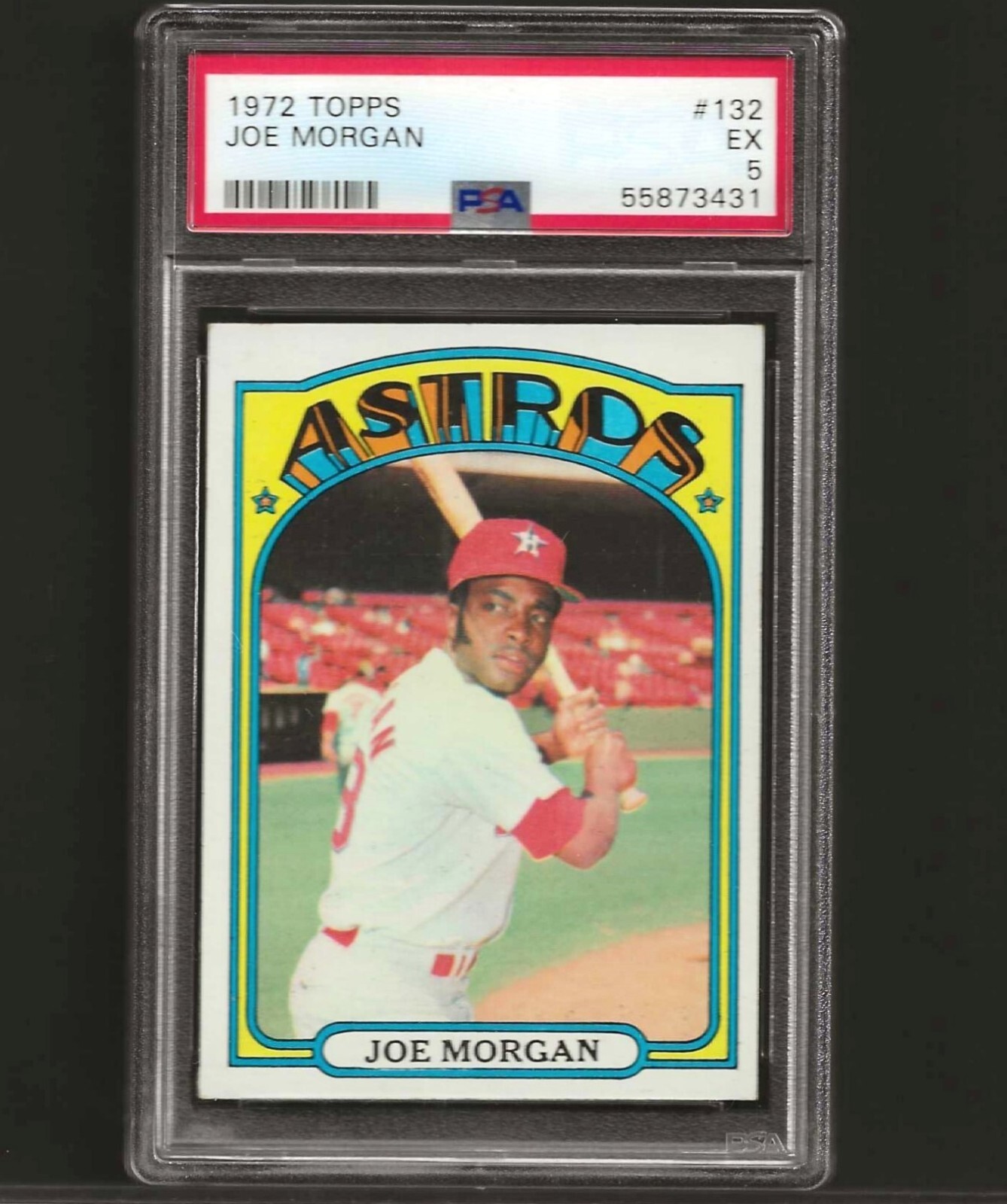 1972 Topps #132 Joe Morgan Astros Ex PSA 5