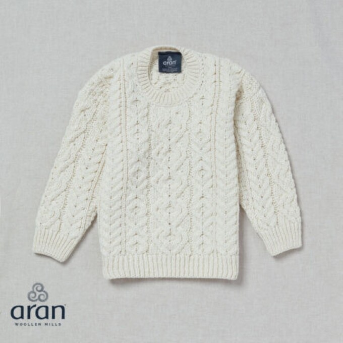 V Neck Sweater Cable Knit Sweater Irelands Eye Jumpers Kids Merino