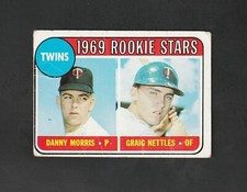 1969 Topps Twins Rookie Stars #99 ~ Graig Nettles ~ No Loop Variation