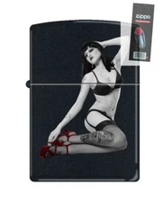 Zippo Red Shoe Girl Series II, #1 Lighter + FLINT PACK