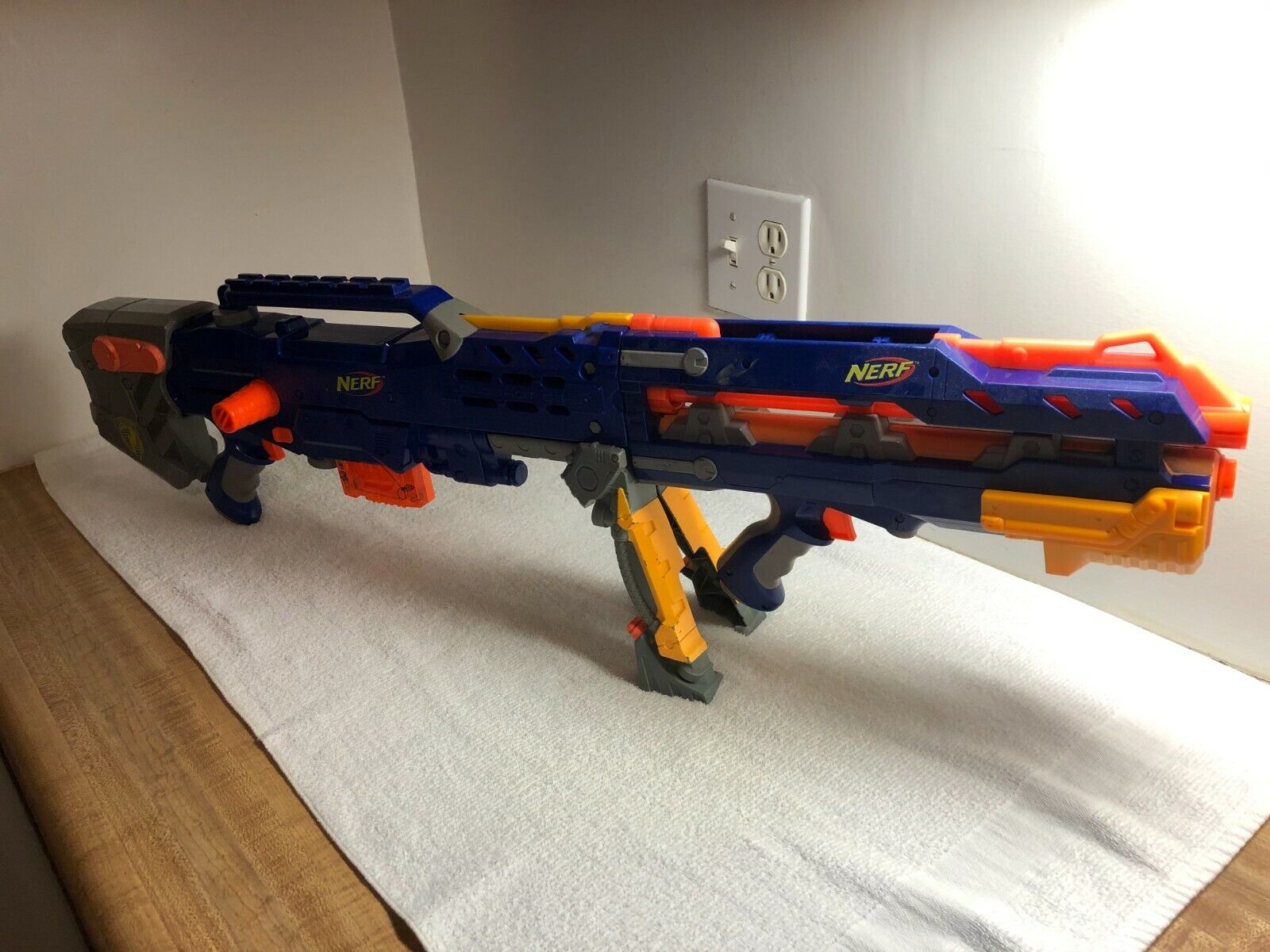 Nerf N-Strike - Longshot CS-6 Sniper Rifle Blaster Gun - Hasbro - Tested &  Works