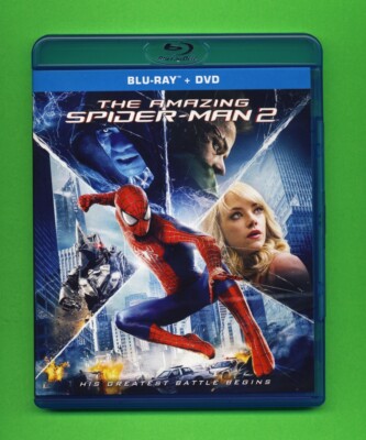 AMAZING SPIDER-MAN 2 3 Disc Set 4K ULTRA BLU-RAY + DVD (2014) Like