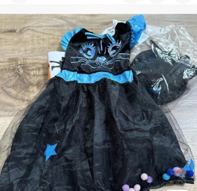 Target Witch Moon Cat Dress Costume Size Medium M  Costume Kitty Kat New