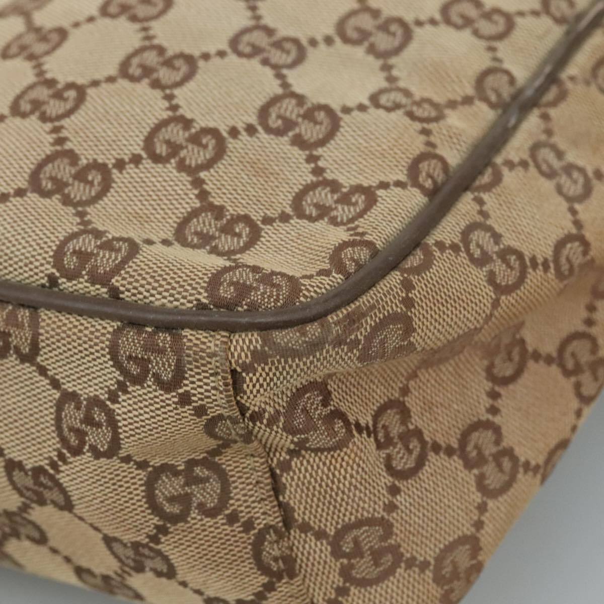 GUCCI GG Canvas Shoulder Bag Beige 03136 Auth 107344 | eBay GUCCI GG Canvas Shoulder Bag Beige 03136 Auth 107344 | eBay