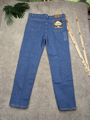 Vintage Levis 540 Jeans Mens 44x34 44 Batwing Flex Blue Action DEADSTOCK NOS NWT