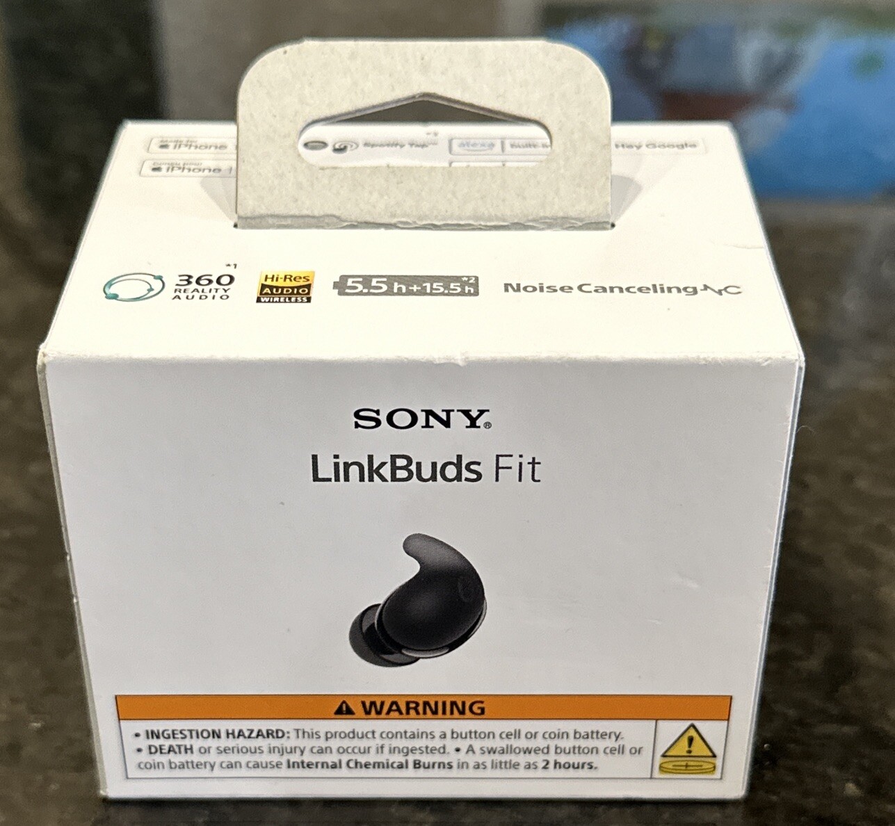 SONY LinkBuds Fit WF-LS910N Wireless Noise Canceling Earbuds - Black WFLS910N/B