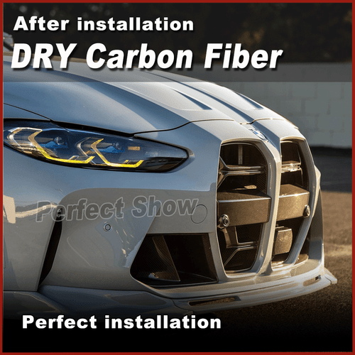 DRY Carbon Kühlergrill Nieren Grill Mit ACC für BMW G80 M3 G82 G83 M4 2021-2024 - Bild 6 von 13