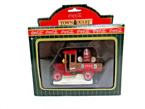 Coca-Cola Town Square Model T Truck with Barrels Item 64311 NIB 1996