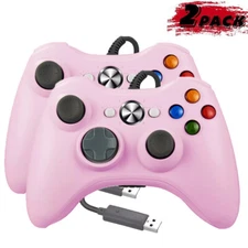 Wired Controller USB For  Microsoft PC Xbox 360 Windows 7 8 10 11 Gamepad 2pack