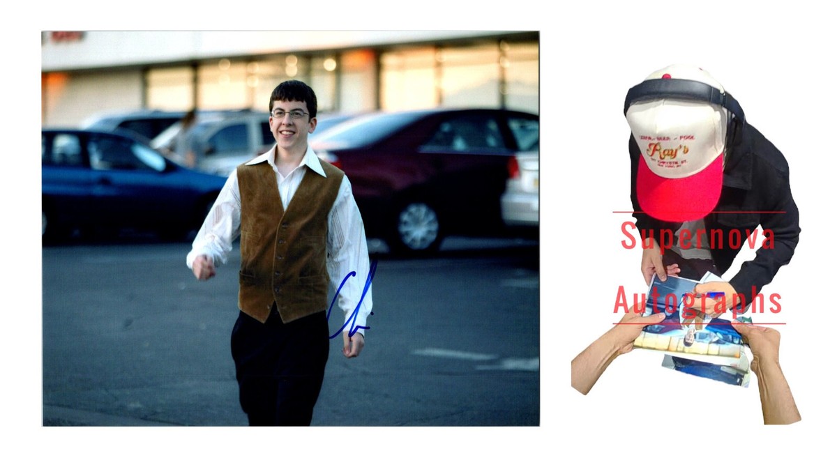 Christopher Mintz Plasse Signed Autographed 8x10 Mclovin Photo