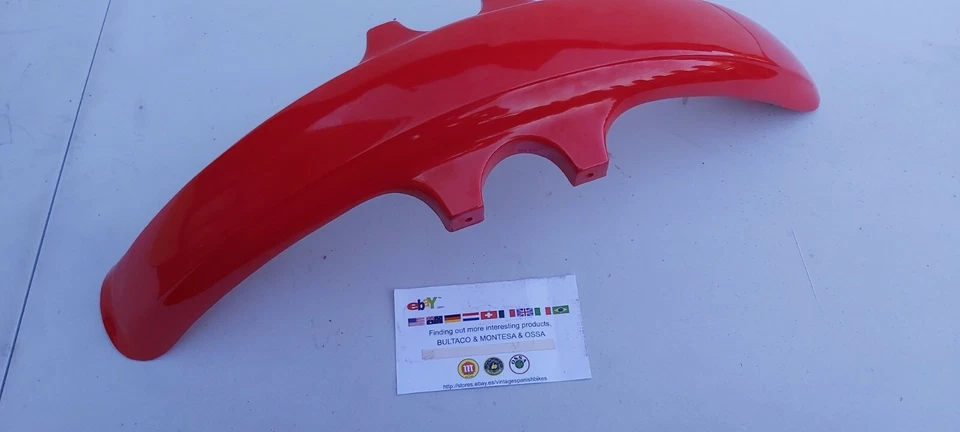 HONDA TLR 260 FRONT  FENDER NEW MUDGUARD HONDA TLR 260 COTA 311 NOS MONTESA 314 Foto 4 de 4