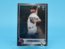 Kutter CRAWFORD 2022 Topps Chrome Rookie On-Card AUTO