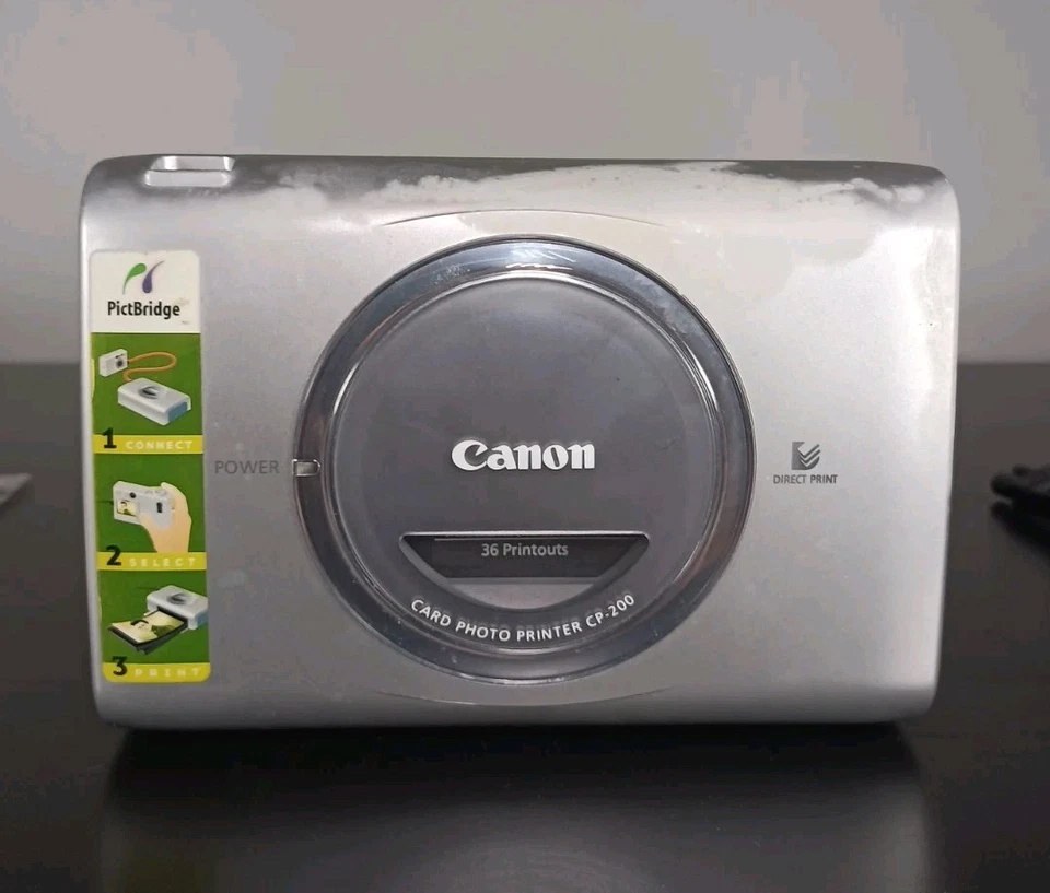 Canon CD1005 Card Photo Printer CA-CP100 w/Adapter, Cards, Manual  - Image 4 of 4