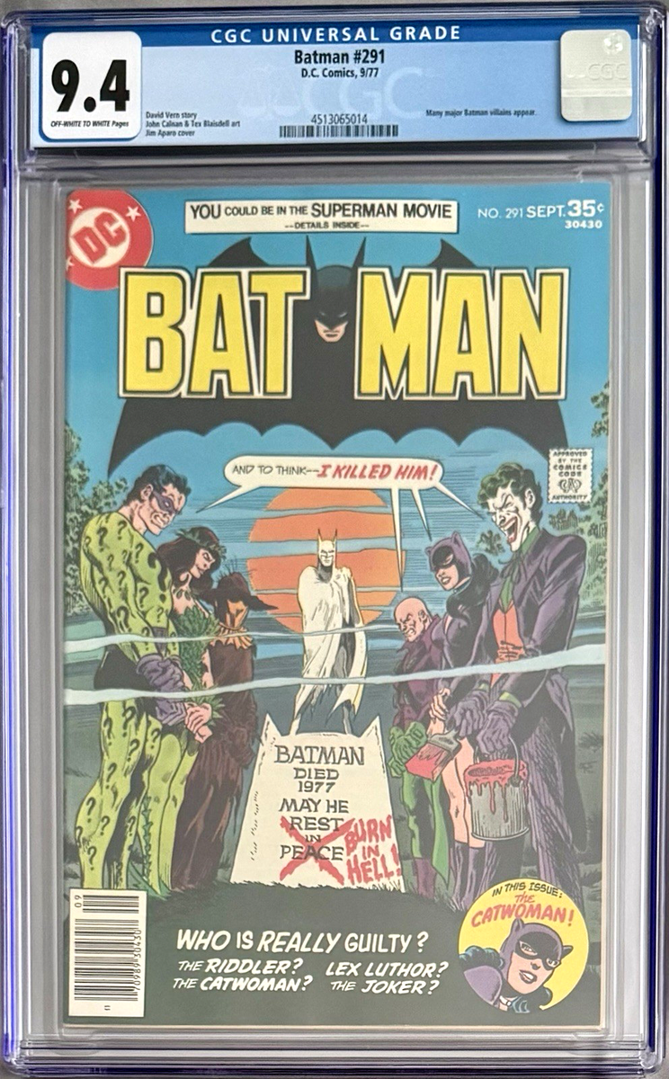 BATMAN #291 CGC 9.4 | eBay
