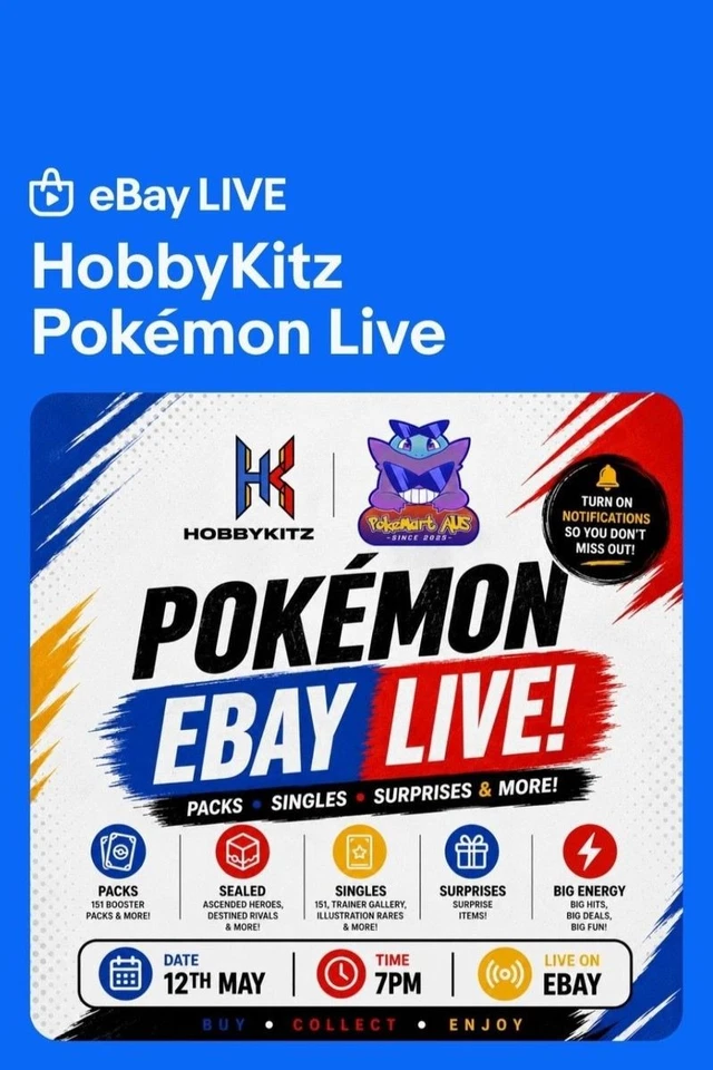 HobbyKitz & PokeMartAUS - $1 Auction  | Singles | Sealed