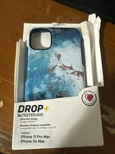 OtterBox Symmetry Drop Case Blue Splatter For iPhone 11 Pro Max  Xs Max. NEW