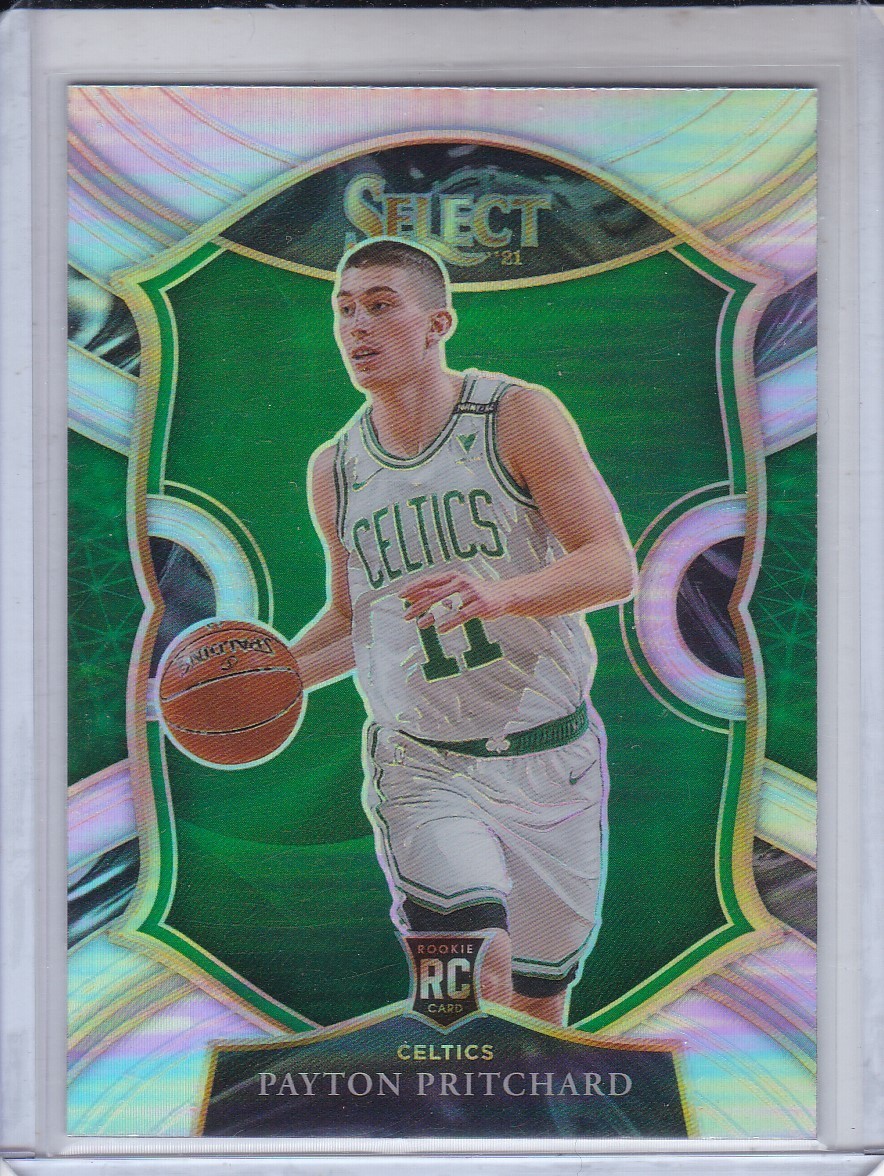 2020-21 SELECT PAYTON PRITCHARD SILVER PRIZM ROOKIE RC #86 OREGON DUCKS CELTICS