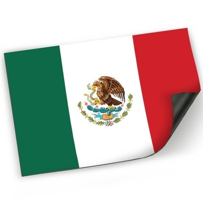 Magnet Me Up Mexican Mexico Flag Car Magnet Decal 7x12 Inches, Heavy Duty Magnet