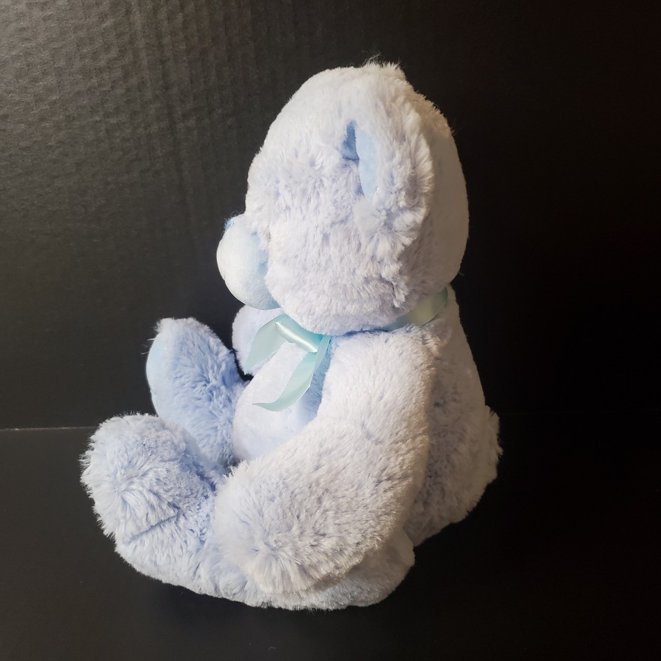 Kellytoy Baby Boy Blue Teddy Bear Rattle Plush 10