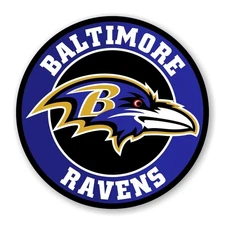 Baltimore Ravens Logo Weather Resistant Vinyl Sticker/Decal 02