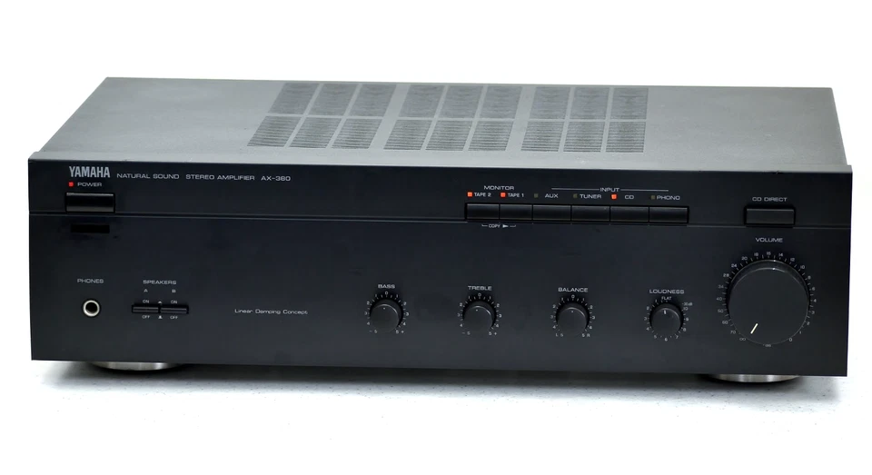 YAMAHA AX-380 Spitzenklasse Verstärker/Amplifier Top-Zust.! Serviced+1J.Garantie - Bild 1 von 4