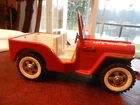 Vintage 1964 Tonka Lifeguard Jeep- Pressed Steel - USA