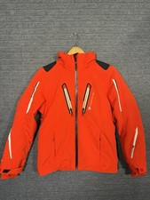 Obermeyer Recco Ski Snowboard Jacket - Red/Black - Teen-medium 10-12 Reflector