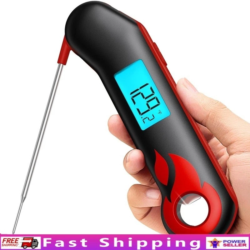 Fast Accurate Waterproof Digital Meat Thermometer Instant Read BBQ Cooking Tool
