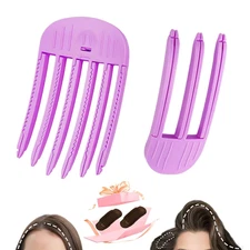 4-Pack Hair Volume Clips for Fluffy Bangs & High Crown - Heatless Hair Styling T