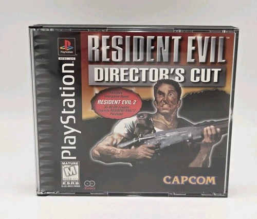 Resident Evil Director's Cut (Sony PlayStation 1 1997) CIB W/ Registration VG+