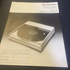 Technics SL-5 Record Player / Turntable Owners / User Manual *Original*