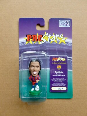 131★サッカー★Ronaldinho★prostars★フィギュア Corinthian Prostars - RONALDINHO - FC Barcelona - Pro1384 Series